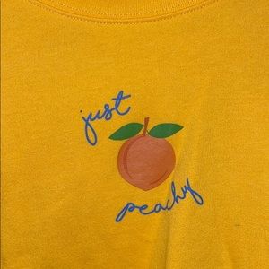 Kohls M just peachy crew neck sweatshirt